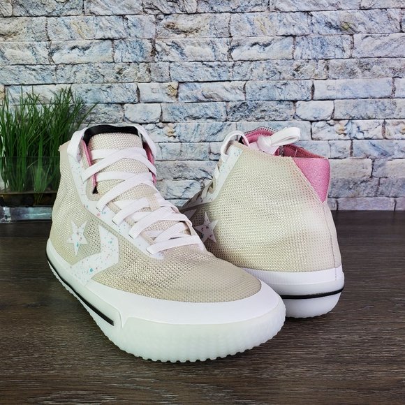 Converse Shoes New All Star Pro Bb High Pale Putty Lotus Pink
